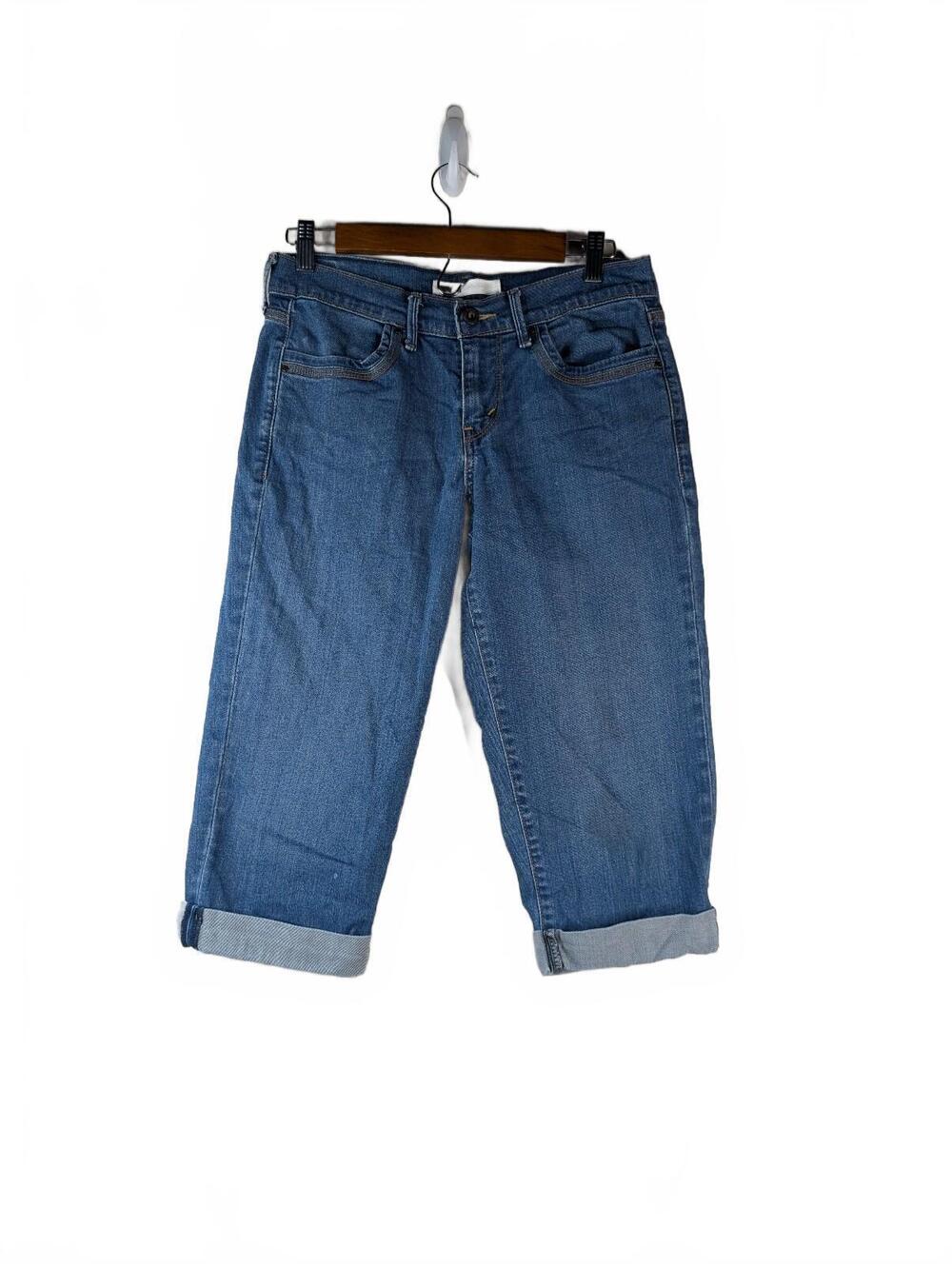 Levi's Women's Cuffed Denim Capri Jeans Size 4